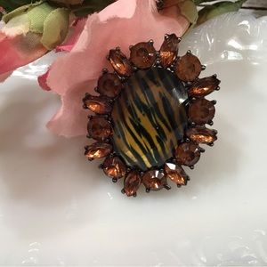 Tiger Animal Print Ring